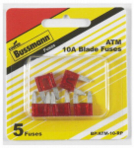5 PK 10A AUTOMOTIVE MINI BLADE FUSE