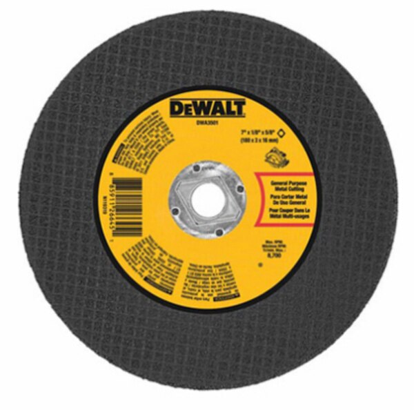 ABRASIVE CUTTING WHEEL 7IN x1/8IN x5/8IN