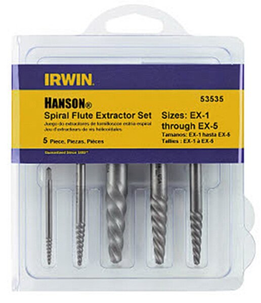 CENTURY 5 PC SPIRAL SCREW EXTRACTOR SET