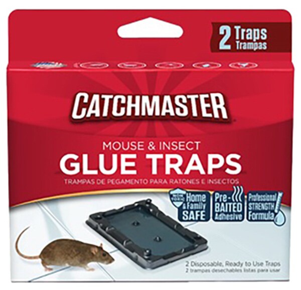 MOUSE GLUE TRAP 2PK CATCHMASTER