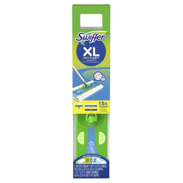 EXTRA LARGE SWIFFER SWEEPER STARTER KIT