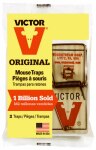72-Pack Victor Original Mouse Traps - Small Snap Animal Traps, M150