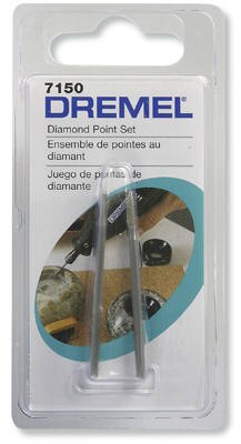 7-Piece Dremel Diamond Wheel Point Set - 3/32 Shank (Includes 7103, 7105, 7120, 7122, 7123, 7134, 7144)