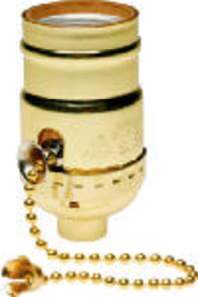 BRASS PULL CHAIN LAMP SOCKET